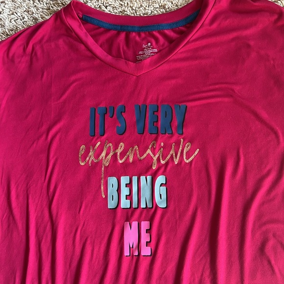 Like new super soft women’s S/M “It’s Very Expensive Being Me” nightgown tee! - Picture 3 of 7